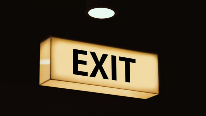 Emergency exit.