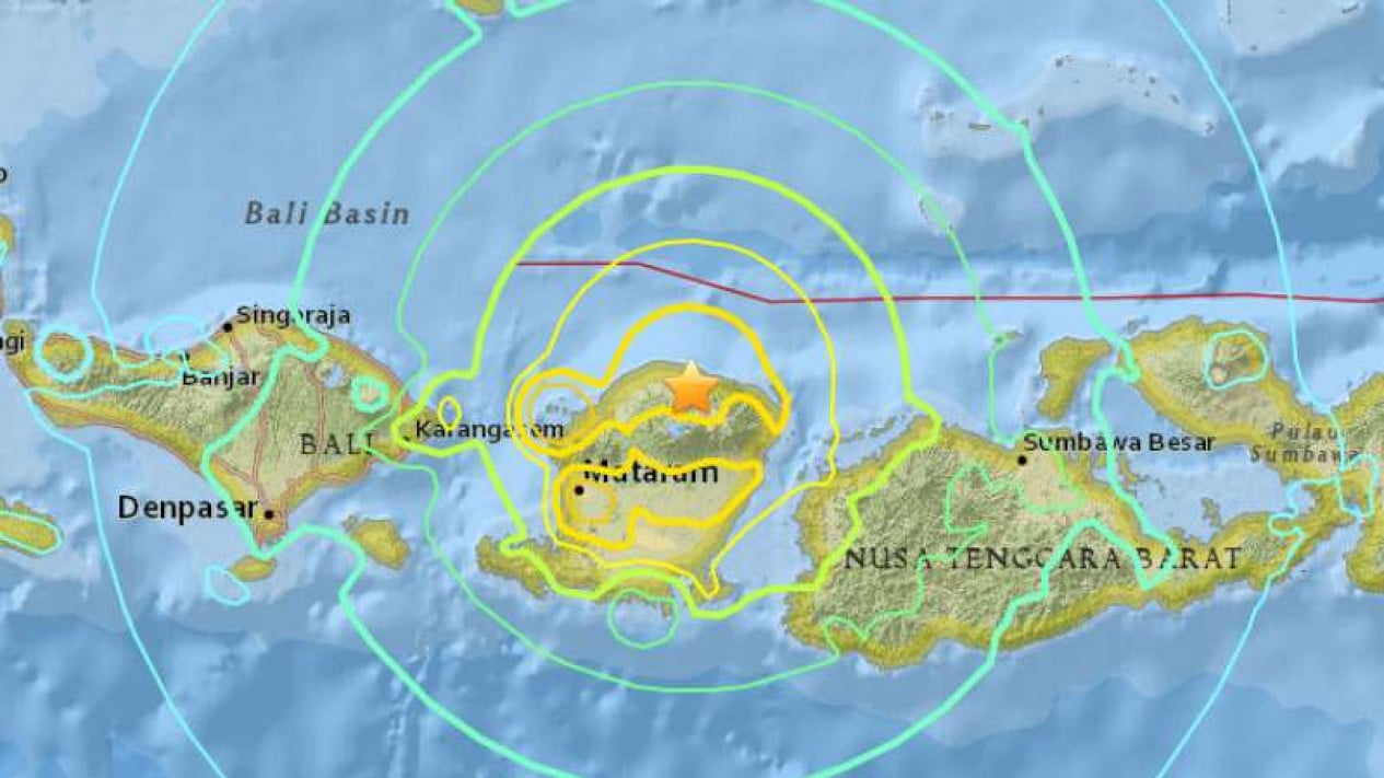 Foto Baru Saja Lombok Diguncang Gempa Lagi