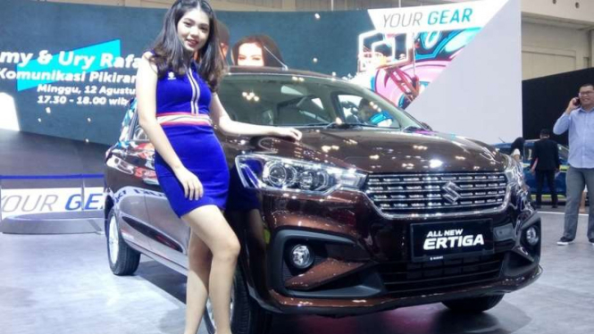 Ertiga terbaru di GIIAS 2018.