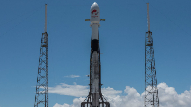 Satelit Merah Putih siap diluncurkan Roket Falcon-9 milik SpaceX.