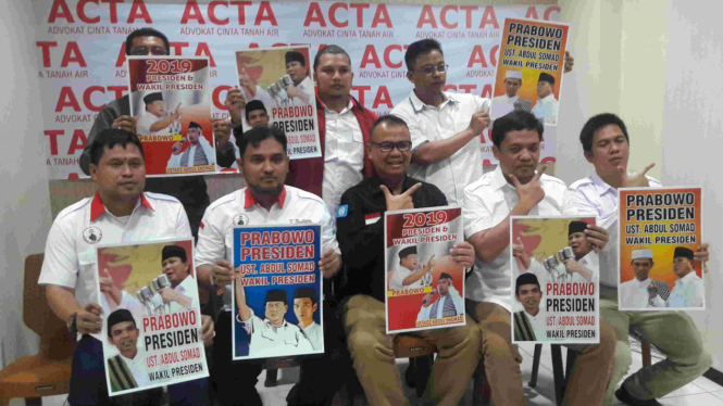 ACTA dukung ustaz Somad jadi cawapres Prabowo