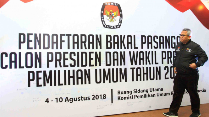 Ketua KPU Arief Budiman.