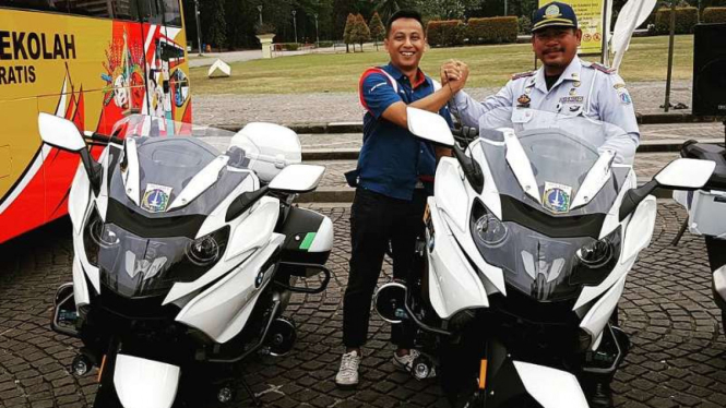 Moge BMW K 1600 B milik Dishub DKI Jakarta