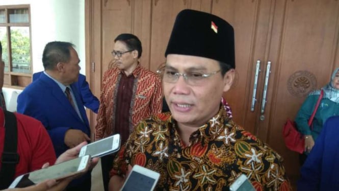 Ahmad Basarah, Wakil Sekretaris Jenderal PDIP, kepada wartawan di Malang, Jawa Timur, pada Rabu, 8 Agustus 2018.