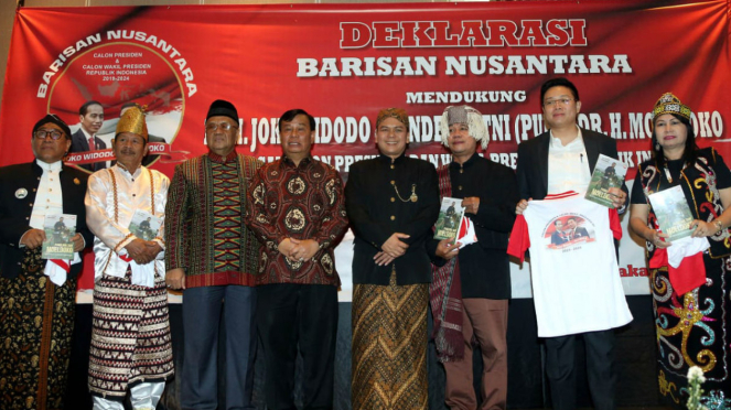 Deklarasi Jokowi-Moeldoko di Pilpres 2019