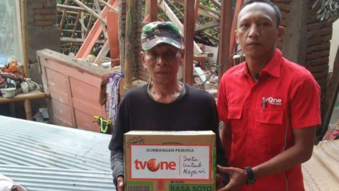 Yayasan satu untuk negeri tvOne untuk gempa Lombok.