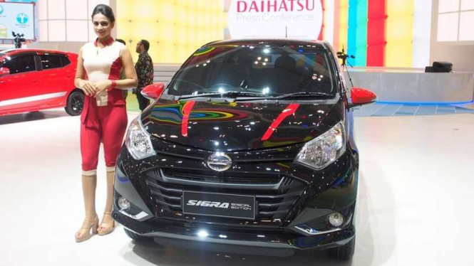 Daihatsu Sigra Special Edition di GIIAS 2018.