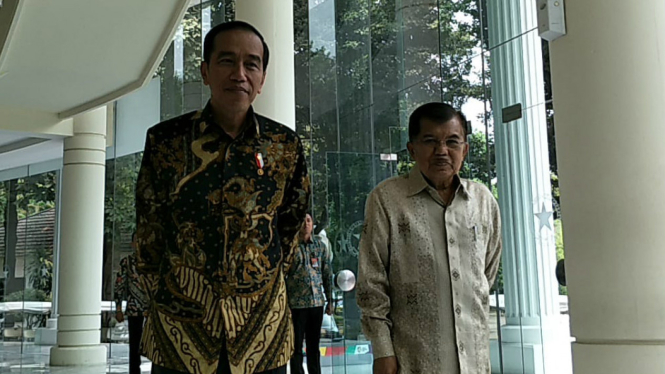 Presiden Joko Widodo dan Wakil Presiden Jusuf Kalla