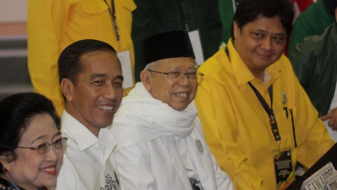 Jokowi-Ma'ruf Amin Daftarkan Diri ke KPU
