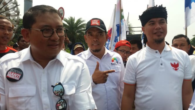 Fadli Zon dan Ahmad Dhani.