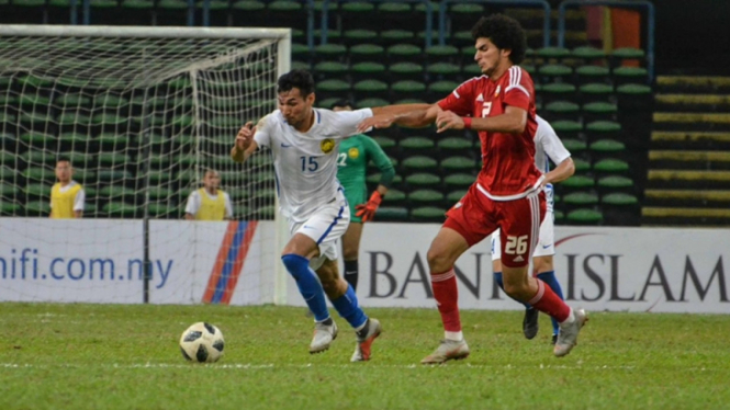 Pertandingan persahabatan Malaysia U-23 vs Uni Emirat Arab