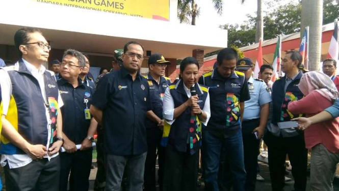 Menteri BUMN dan Menhub tinjau kesiapan Bandara Soetta jelang Asian Games 2018