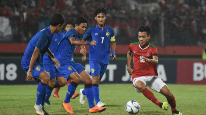Duel Timnas Indonesia U-16 vs Thailand