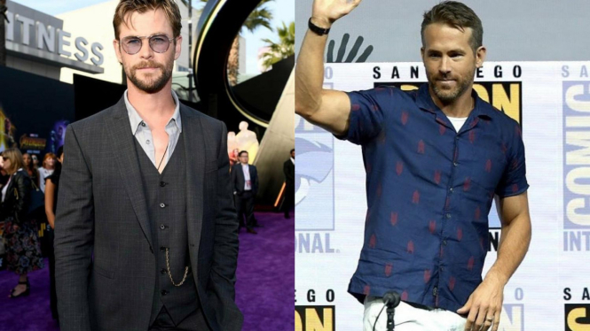 Chris Hemsworth dan Ryan Reynolds