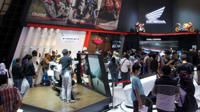 Booth Honda motor di GIIAS 2018