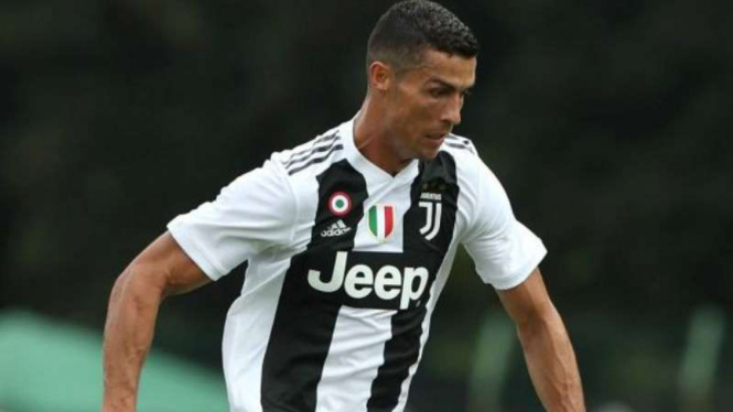 Bintang Juventus, Cristiano Ronaldo.