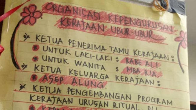 Kepengurusan kerajaan ubur-ubur