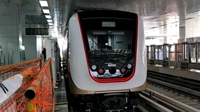LRT Jakarta akan diuji coba, Rabu, 15 Agustus 2018.