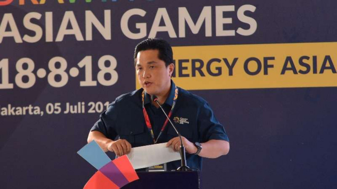 Ketua INASGOC, Erick Thohir