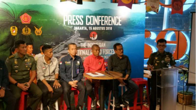 Konferensi pers lomba lari internasional TNI.