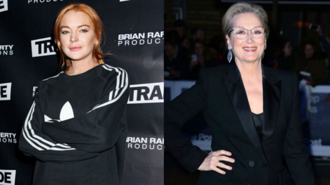 Lindsay Lohan dan Meryl Streep 