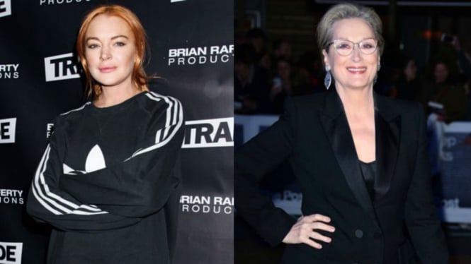 Lindsay Lohan dan Meryl Streep 