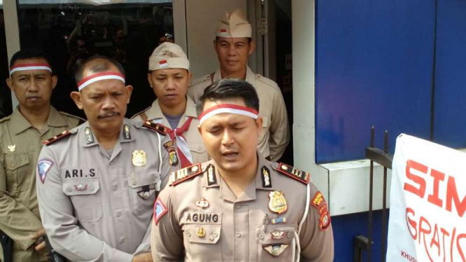 Kanit Regident Satlantas Polresta Depok Ajun Komisaris Polisi Agung Permana 