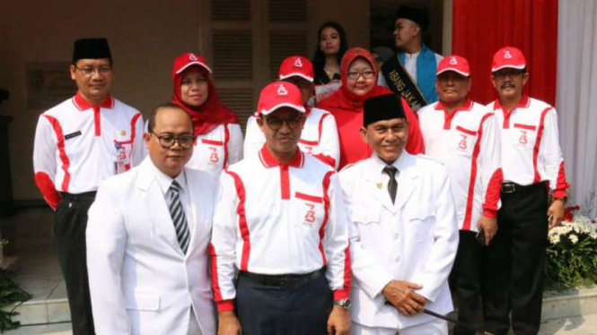 Gubernur DKI Jakarta Anies Baswedan di Jakarta, Kamis, 16 Agustus 2018.