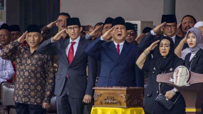 Prabowo Subianto dan Sandiaga Uno 