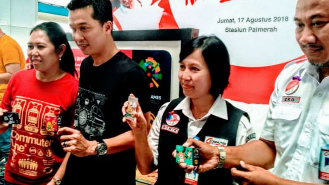 Kartu multi trip khusus Asian Games untuk pengguna Commuter Line