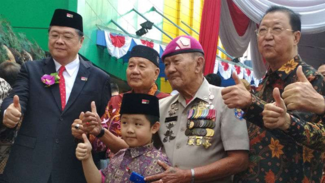 Sersan Mayor KKO (Purn) Djoni Matius atau Djoni Liem (veteran)