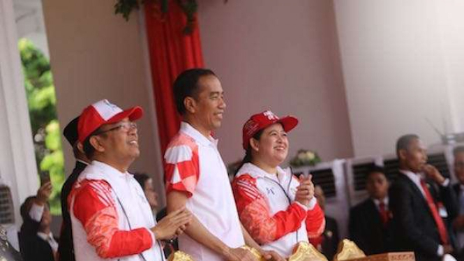 Menko PMK bersama Presiden Jokowi.