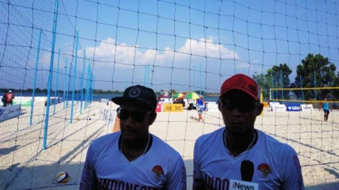 Tim voli pantai putra Indonesia, Ade Candra/Mohammad Ashfiya.
