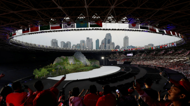 Pembukaan Asian Games 2018 di stadion Gelora Bung Karno