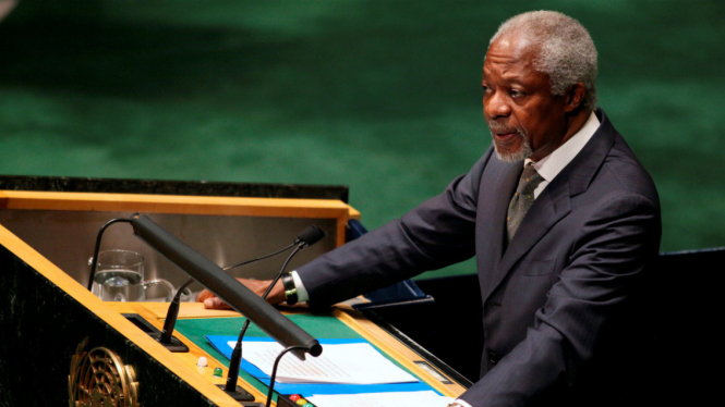 Mantan Sekjen PBB Kofi Annan.