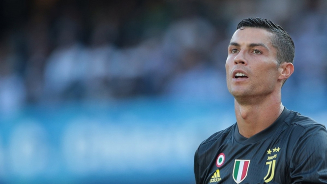 Penyerang Juventus, Cristiano Ronaldo.