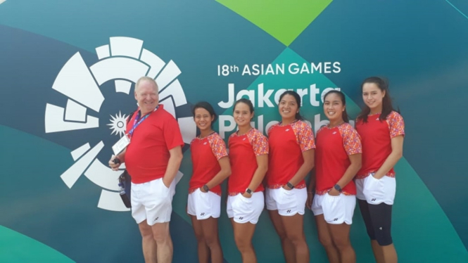 Tim tenis Indonesia di Asian Games 2018