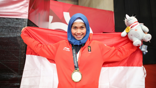 Emas Pertama Indonesia di Asian Games dari Cabor Taekwondo