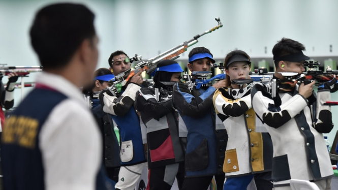 Ilustrasi cabang olahraga menembak di Asian Games 2018