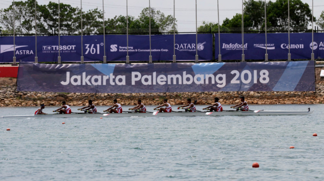 Dayung Kelas Ringan Delapan Putra Indonesia Lolos ke Final