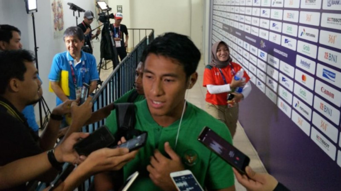 Pemain Timnas Indonesia U-23, Hanif Sjahbandi.