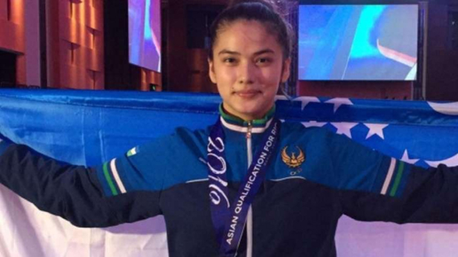 Atlet Taekwondo asal Uzbekistan, Nigora Tursunkulova.