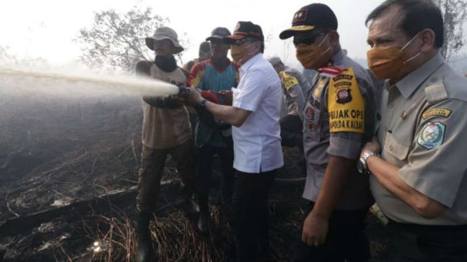 Karhutla di Kalimantan Barat, 2018