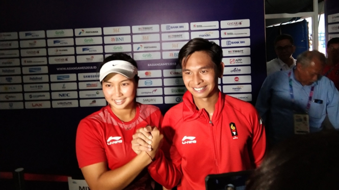 Pasangan ganda campuran tenis Indonesia, Christopher Benjamin Rungkat/Aldila Sut