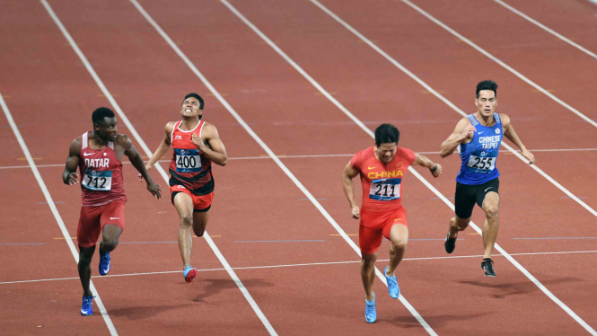 Zohri Kalah di 100 M Putra Asian Games
