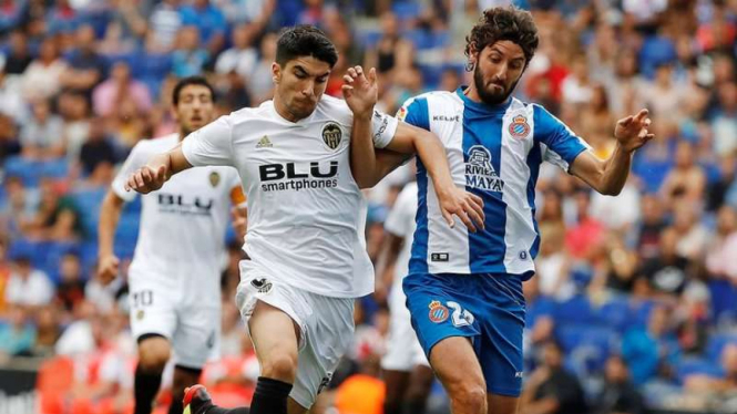 Pertandingan Espanyol kontra Valencia di ajang Laliga