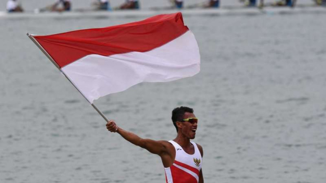 Tim Dayung Putra Indonesia di Asian Games 2018