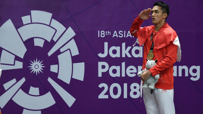 Jonathan Christie Raih Emas di Tunggal Putra Badminton Asian Games