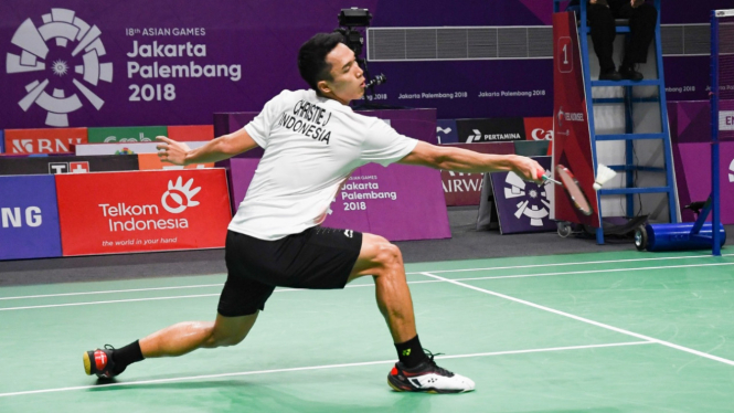 Jonathan Christie Raih Emas di Tunggal Putra Badminton Asian Games