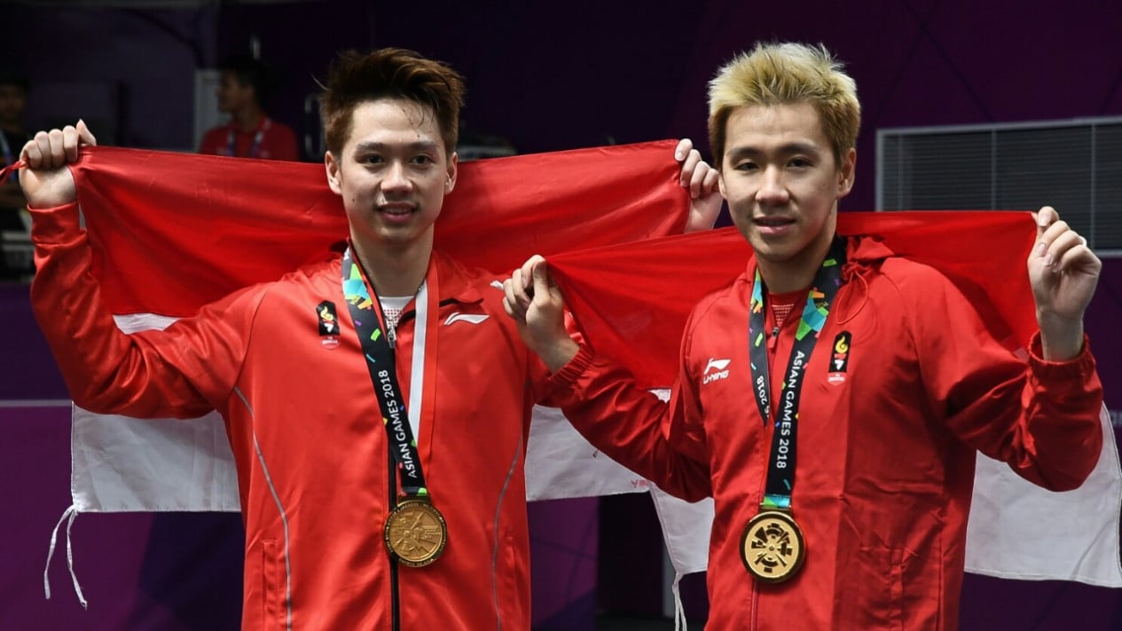 Games asian putra badminton 2018 ganda juara Hasil Bulutangkis